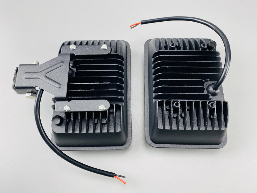 Додаткова фара LED прямокутна світлодіодна прямокутна 50W (5 діодів) led chip CREE Мукачево - фото 9