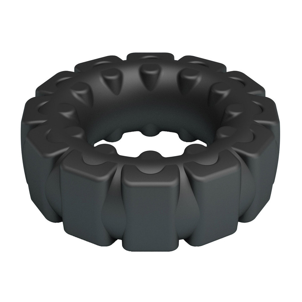 Эрекционное кольцо Crazy Bull Laiden Super Soft Silicone Cock Ring – Black Sex Aura Киев - изображение 4