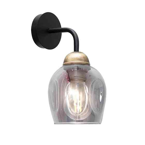 Світильник настінний MSK Electric Enigma бра під лампу E27 PL 20240 BK Одеса