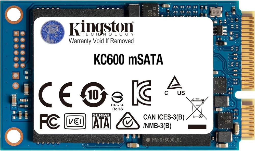 SSD Kingston KC600 256GB mSATA SATA3 внутрішній для ноутбука та ПК чорний Київ - фото 7