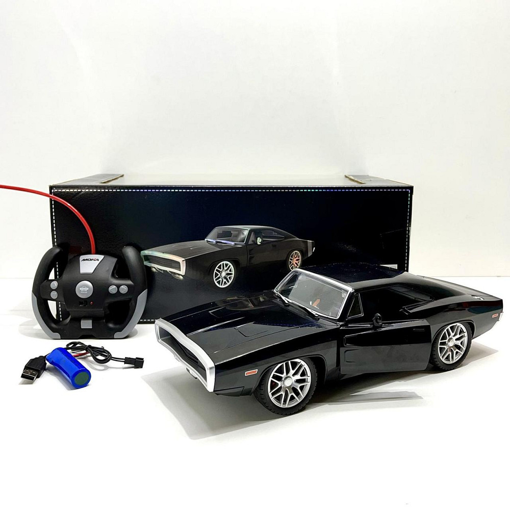 Машина на радіокеруванні підсвічування гумові шини акумулятор автоматичне закриття дверей Чорний (2119) Чернігів - фото 1