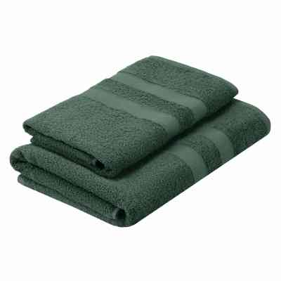 Полотенце Ardesto набор махровых Splendid 50х90 см, 70х140 см, 2шт, 100% хлопок, зеленый (ART2359GE) Винница