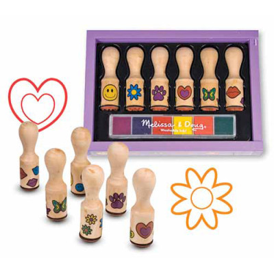 Набор для творчества Melissa&Doug штампы "Смайлики" (MD2407) Винница - изображение 2