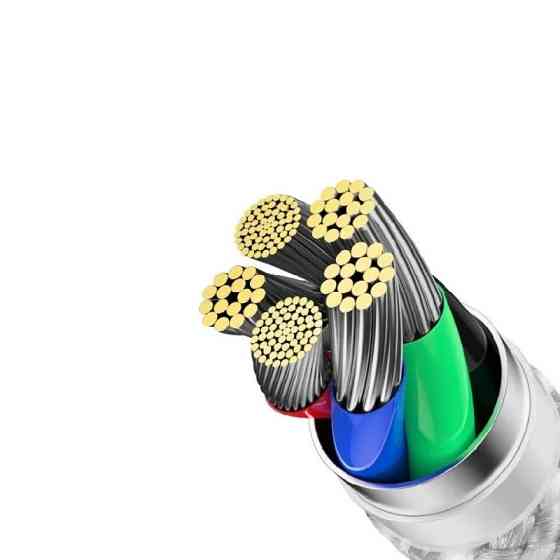 Кабель Type-C - Lightning Baseus Dynamic Series для швидкого заряджання та передачі даних 20W 2m колір білий CALD000102 Одеса