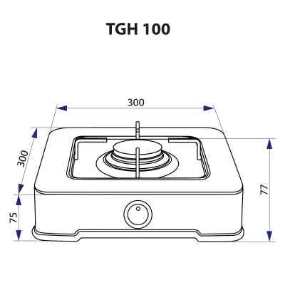 Настільна плита Minola TGH 100 WH Вінниця