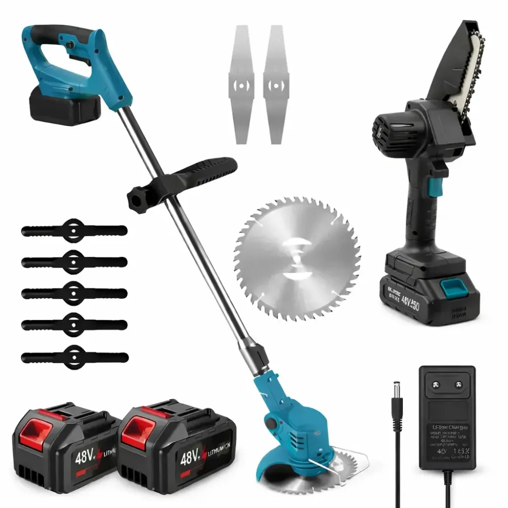 Комплект 2в1 газонокосилка MK-150B и мини пила аккумуляторная 6 дюймов 800 W Коломыя - изображение 2