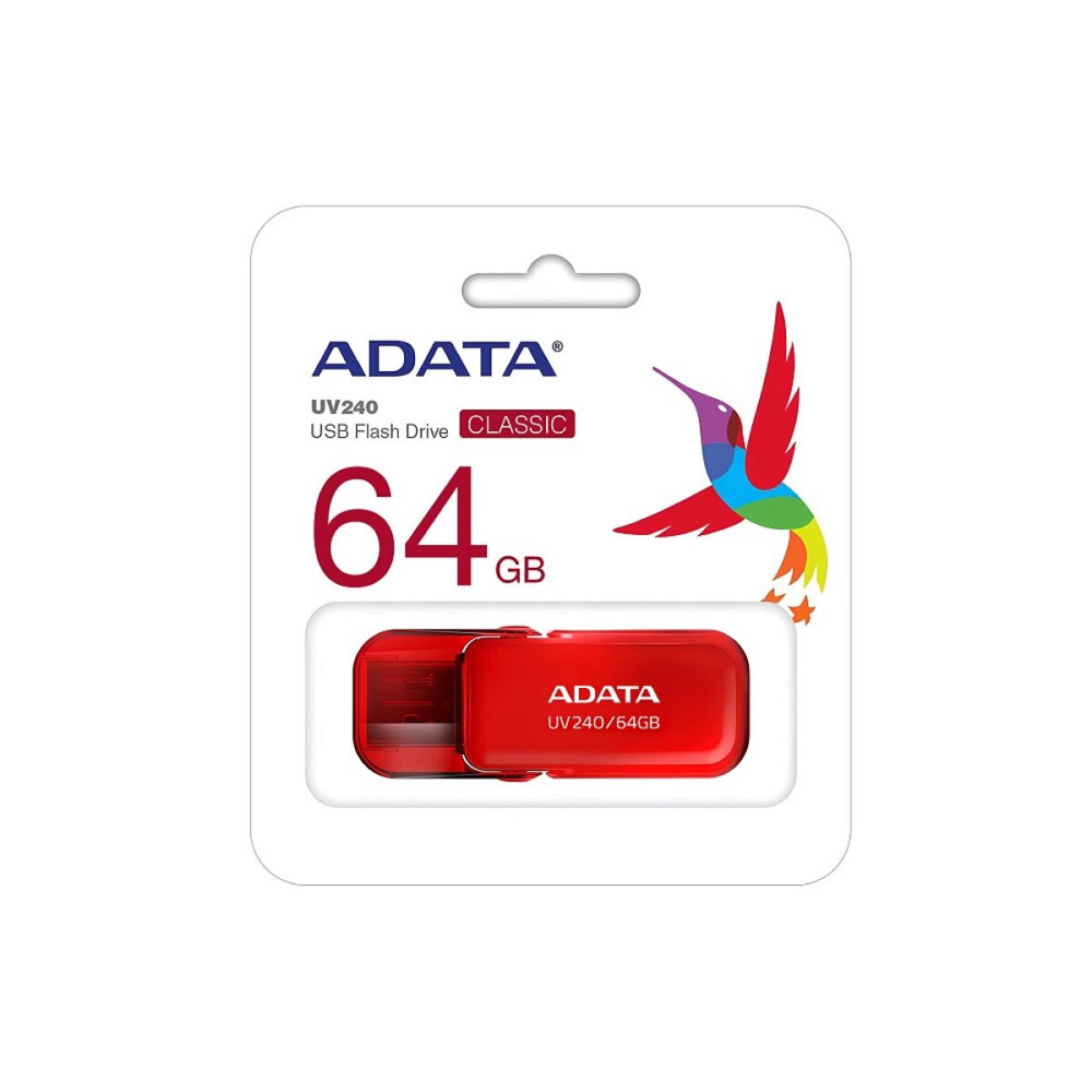 Flash A-DATA USB 2.0 AUV 240 64Gb Red Київ - фото 3