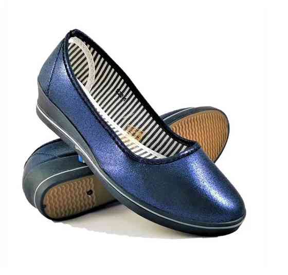 .Жіночі Мокасини Балетки на Танкетці Сині (розміри: 37,42) - 22-1 Дніпро