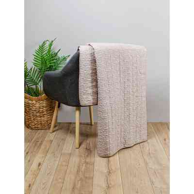 Покривало Home Line стьобане (темно-бежевий) 210х240 (182154) Вінниця