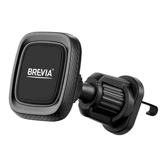 Держатель телефона автомобильный Brevia AirVent Pro MagHold на дефлектор, 4 магнита, черный Львов