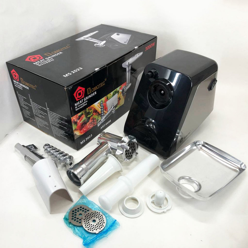 Електрична м'ясорубка 2в1 DOMOTEC, М'ясорубка для подрібнення м'яса і риби 'ясорубки надійні CU-43 Івано-Франківськ - фото 7