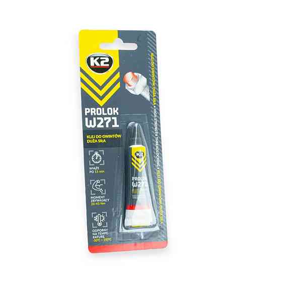 Фиксатор резьбы K2 Prolok High Strength (W271) красный 6мл Мукачево