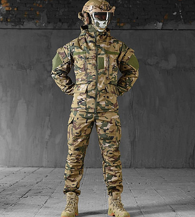 Тактичний чоловічий костюм Rehydration ВТ6393 SoftShell (куртка та штани) Мультикам 4XL Вінниця - фото 1