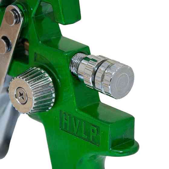 Фарборозпилювач HVLP Ø1.3мм 140-280 л/хв 3бар/б 600 мл (пласт) зелений SIGMA (6812101) Київ