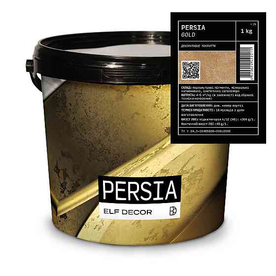 Persia (Персія) Gold декоративна перламутрова фарба , 1 кг Харків