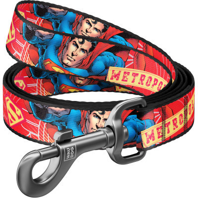 Поводок для собак WAUDOG Nylon "Супергерой" S Ш 15 мм (0115-2010) Винница - изображение 1