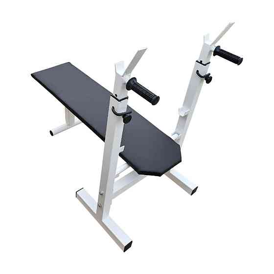 Лавка для жиму горизонтальна складна Білий Київ