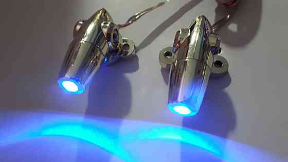 Підсвічування 27 2 гармати LED в прикурювальний. золото/blue Вінниця