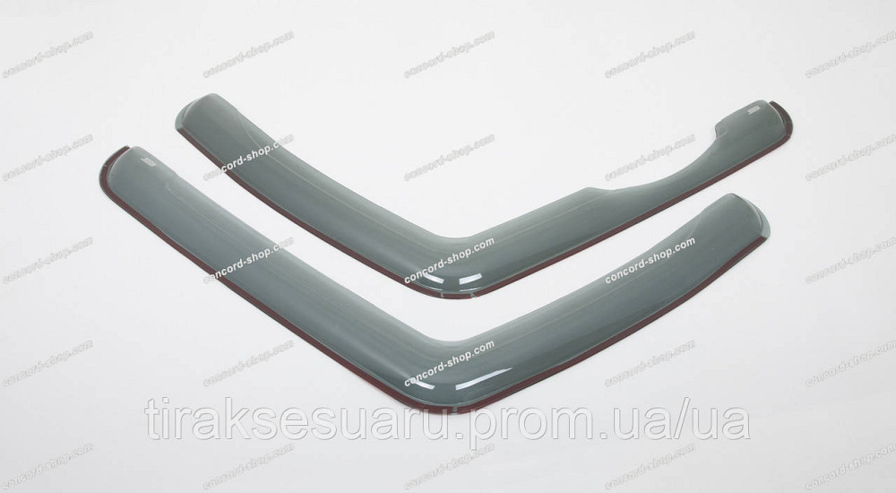 Комплект ветровиков кабины Mercedes-Benz Actros Euro 6 (2шт) Ветровики кабины Мерседес Актрос Луцк - изображение 1