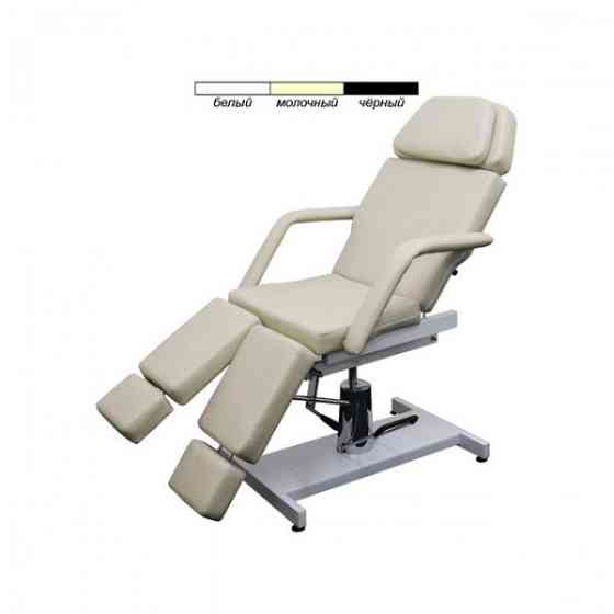 Педикюрное кресло-кушетка с гидравлической регулировкой высоты и вращением на 360 Киев