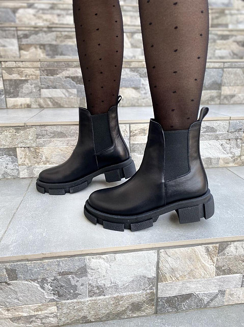 Черевики жіночі GREMMY чорні натуральна шкіра висота 13 см розмір 35-40 (604) Коломыя - изображение 7
