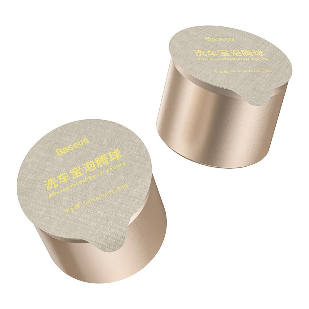 Набор для мойки автомобиля Baseus Effervescent ball for car washing CRPTQ-0V (губка + моющее 2 шт.) Николаев - изображение 4