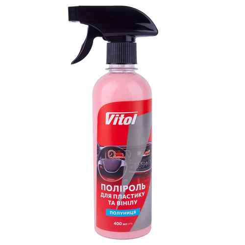 Поліроль для пластику та вінілу Vitol 400мл Полуниця Львів