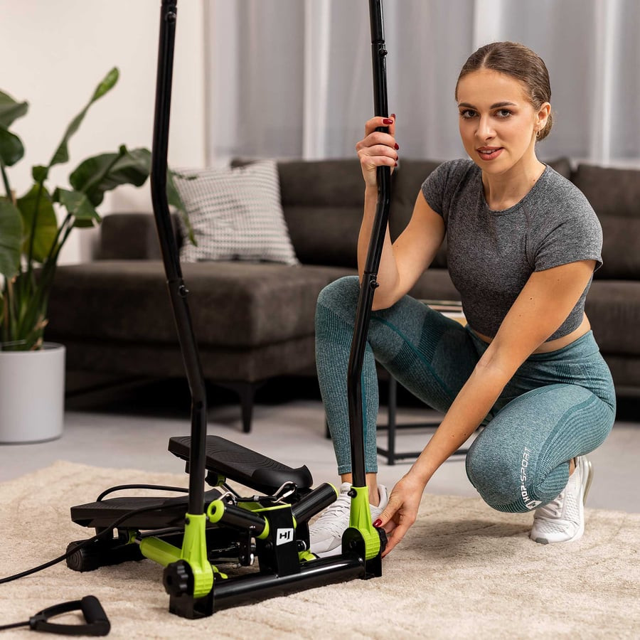 Степпер Hop-Sport HS-045S Slim салатовый Киев - изображение 10