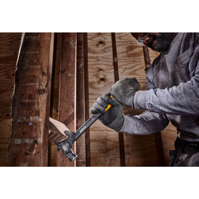 Молоток DeWALT DEM-CLAW демонтажный, цельнометаллический, 624 г, с прямым гвоздодером (DWHT51008-0) Винница - изображение 11