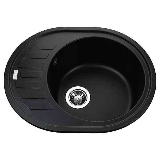 Гранітна мийка Globus Lux ARNO чорний 620х500мм-А0002 Київ