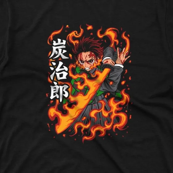 Футболка мужская с принтом Клинок, рассекающий демонов Танджиро Камадо 9 Размер 48 Anime0Размер 485 Днепр