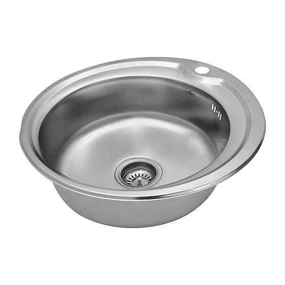 Кухонная мойка с нержавеющей стали Kroner KRP Satin - 510 (0.6 мм) Киев