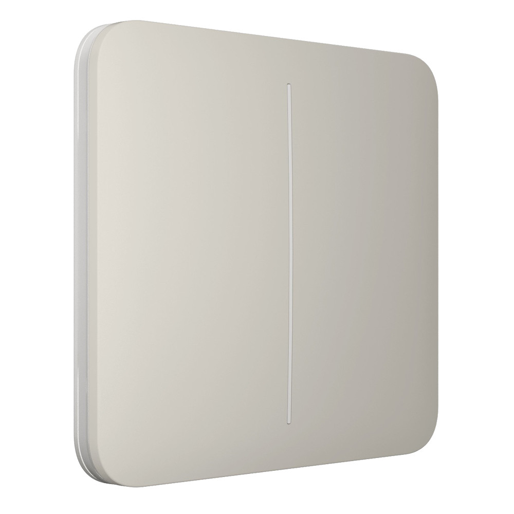 Вимикач Ajax LightSwitch 2-gang Oyster двоклавішний Київ - фото 1