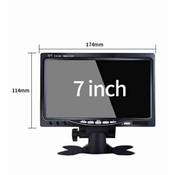 Автомобильный дисплей DS-7 экран 7'' для камеры заднего вида (Черный) Винница