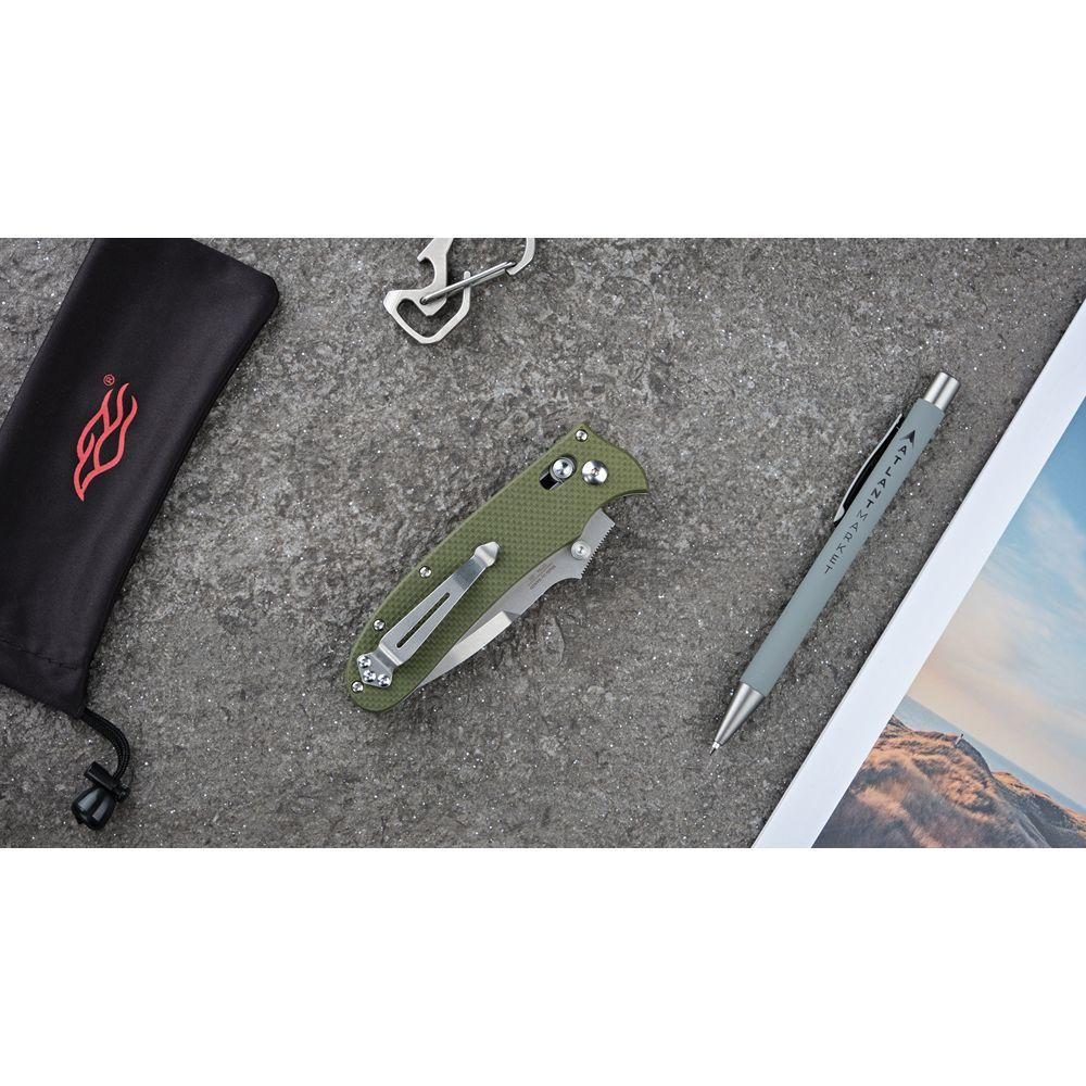 Нож складной Ganzo D704-GR, зеленый (D2 сталь) Киев - изображение 7