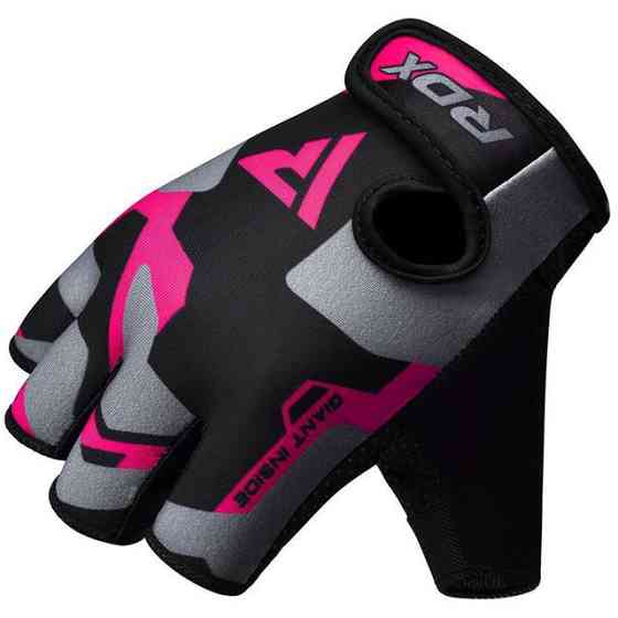 Перчатки для фітнесу RDX F6 Sumblimation PINK M Кам'янське