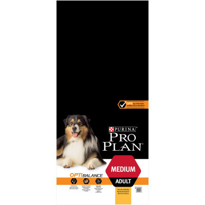 Сухой корм для собак Purina Pro Plan Dog Medium Adult с курицей 14 кг (7613035120488) Винница - изображение 2