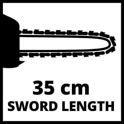 Цепная пила Einhell Power-X-Change GE-LC 36/35 Li-Solo, 36 В (без АКБ и ЗУ.) (4501780) Винница