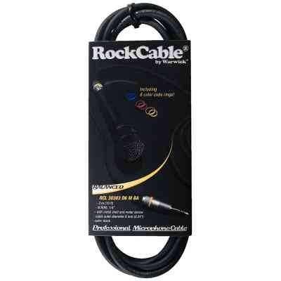 Мікрофонний кабель RockCable Microphone Cable - XLR (m) / TRS Jack 3m (RCL 30383 D6 M BA) Вінниця
