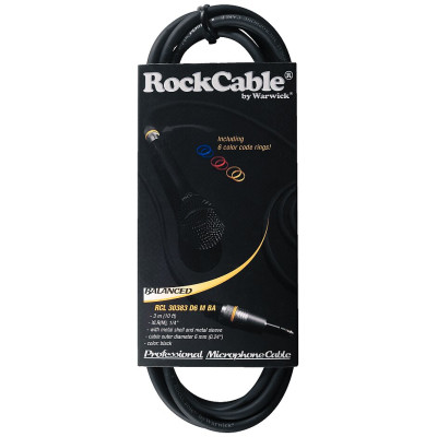Мікрофонний кабель RockCable Microphone Cable - XLR (m) / TRS Jack 3m (RCL 30383 D6 M BA) Вінниця - фото 2