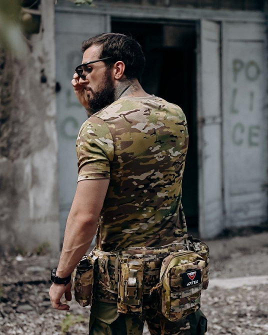 Тактична потовідвідна футболка roman eagle ДЛ7029 Одеса - фото 5