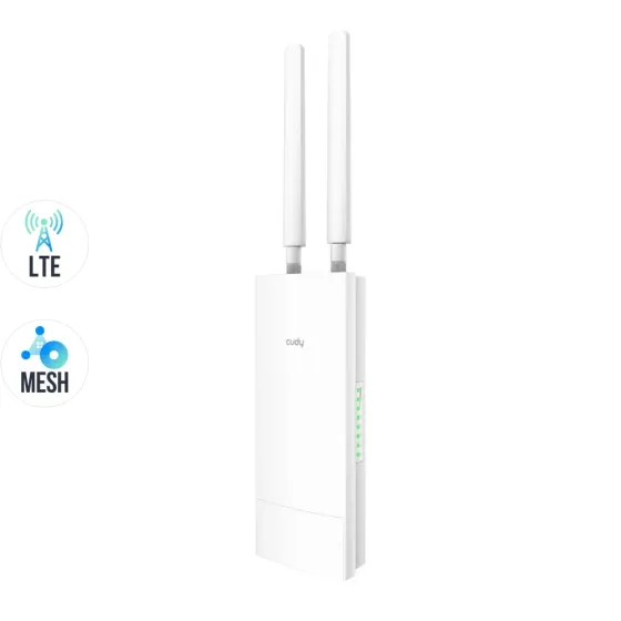 WiFi 5 Mesh 4G LTE-маршрутизатор зовнішній Cudy LT500 OUTDOOR CAT4 дводіапазонний (73-00530) Київ