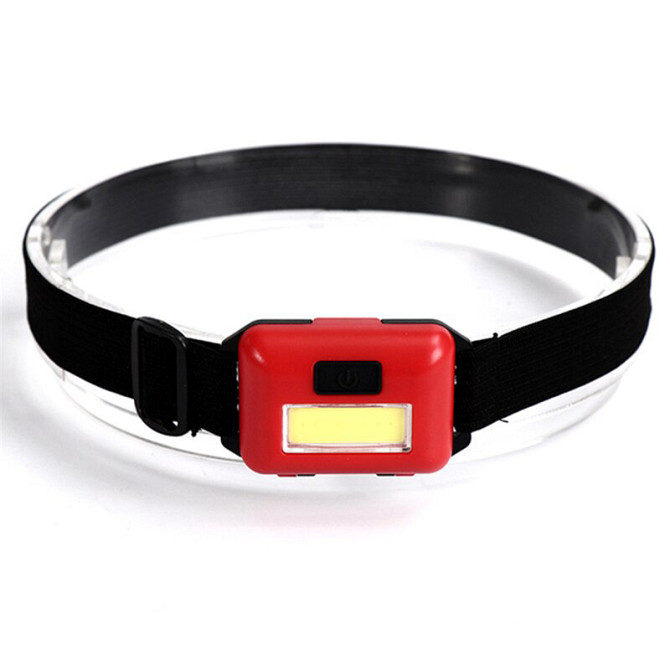 Налобний LED COB ліхтар Garden C9 (Червоний) Миколаїв - фото 1