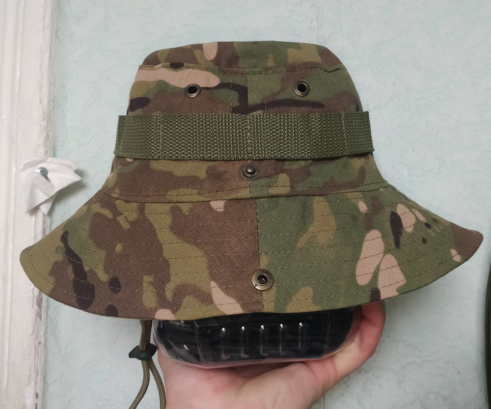 Панама чоловіча тактична маскувальна мультикам чоловіча тактична натуральна тканина анти москітна сі Одеса - фото 12