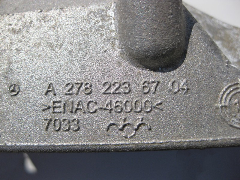 Mercedes-Benz  A2782236704 Кронштейн опори двигуна лівий М278 V8 4.6 л ML W166 GL X166 Одеса - фото 4