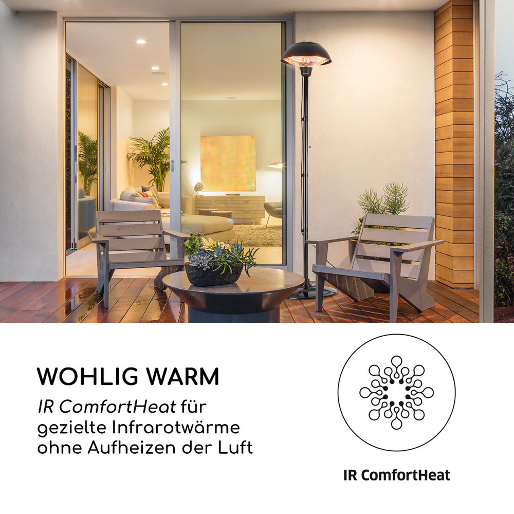 Інфрачервоний нагрівач Heat Guard Blackline 750/1500 Вт Carbon IP34 (Німеччина, читати опис) Рівне - фото 3