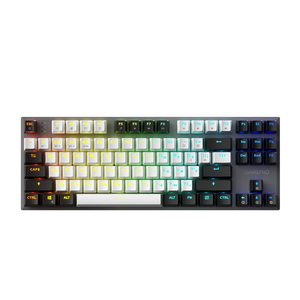 Клавіатура бездротова GamePro Genesis Joker Pro MK124G Pro Gray ( 10283 ) Харьков - изображение 5