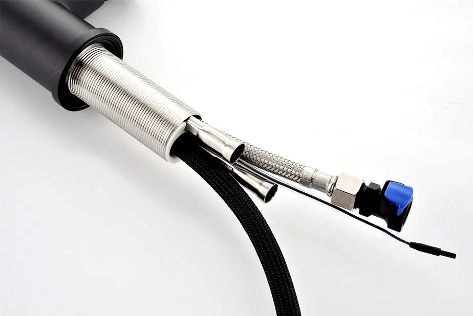 Розумний сенсорний змішувач для кухні WanFan з висувним виливом, кухонний кран з сенсорним датчиком, Черный Кам'янець-Подільський - фото 8