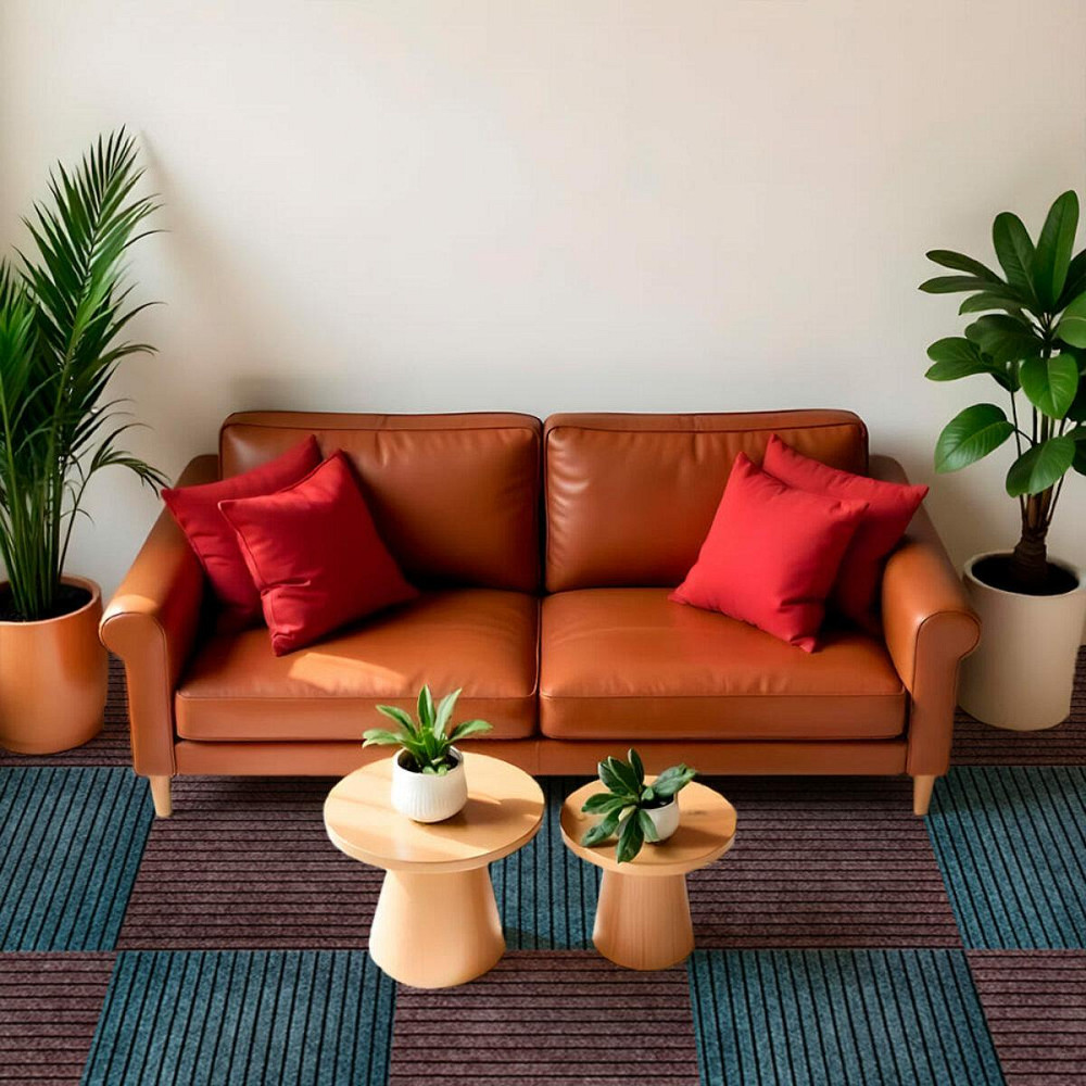 Самоклеюча плитка під ковролін 600х600х4,5мм SW-00002485 Дніпро - фото 7