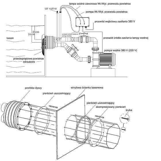 Aquaviva Протитечія Aquaviva WTB300T 60 м3/год (380 В) Київ